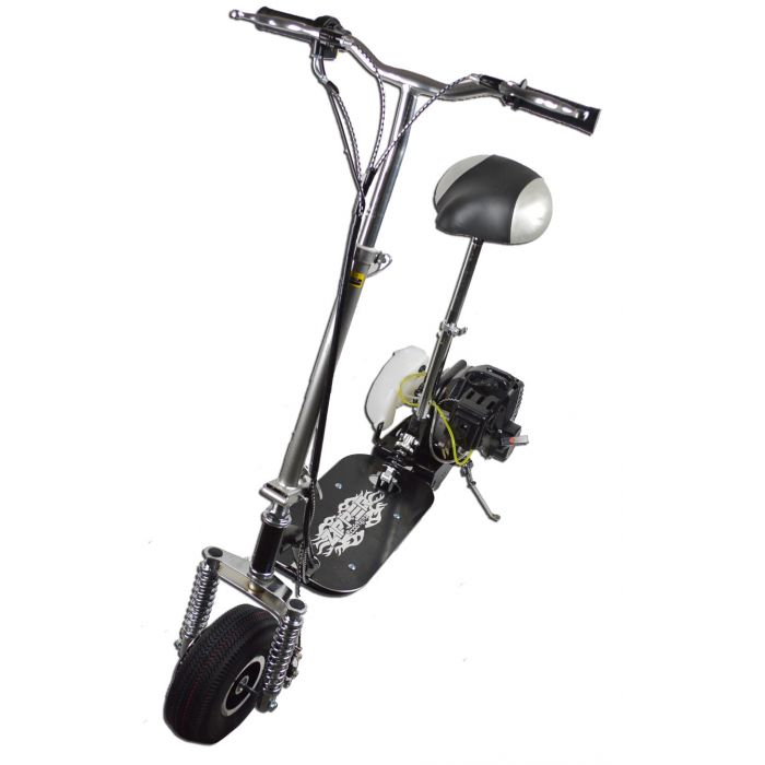 Budget 49cc Mini Benzin Scooter Roller mit Federung